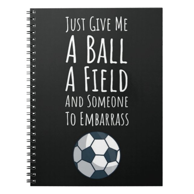 Bästa gåvor för fotbollsspelare för hans idrottsla anteckningsbok (Framsidan)