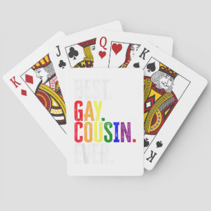 Bästa Gay Cousin - HBT-Pridet Gay Cousin Gift Casinokort