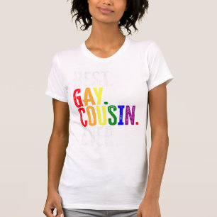 Bästa Gay Cousin - HBT-Pridet Gay Cousin Gift T Shirt