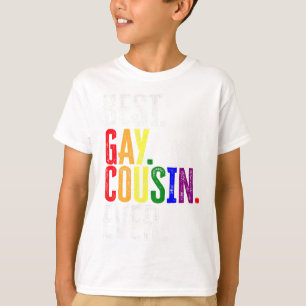 Bästa Gay Cousin - HBT-Pridet Gay Cousin Gift T Shirt
