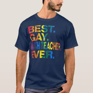 Bästa Gay Math Teacher Alltid Gay Gender Equality T Shirt