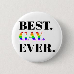 Bästa Gay någonsin MLM-Pride Knapp