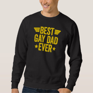 Bästa Gay Pappa någonsin 3 Lång Ärmad Tröja