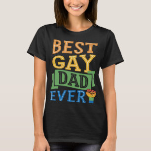 Bästa Gay Pappa någonsin Cute Gay pride från Son D T Shirt