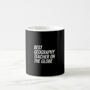 Bästa geografiska lärare på jorden kaffemugg