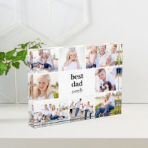 Bästa Gift-Personlig Färg-akrylfotoblock