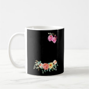 Bästa Gigi All Women Blommigt Dekoration Grandma Kaffemugg