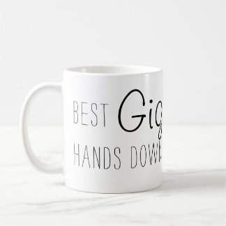 Bästa GiGi händer nere mugg