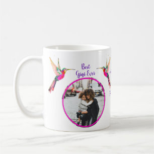 Bästa Gigi nånsin! Family Photo Hummingbird Coffee Kaffemugg