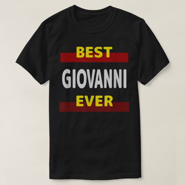 Bästa Giovanni Aldriends Namn Buddy Nickname Per T Shirt (Design framsida)