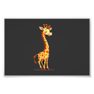 Bästa giraffkonst för män kvinnor vuxen girafftryc fototryck