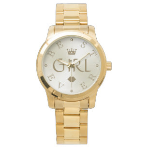BÄSTA GIRL EVER Guld-Gradient Armbandsur
