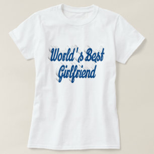 Bästa Girlkompis havsblått skript T Shirt
