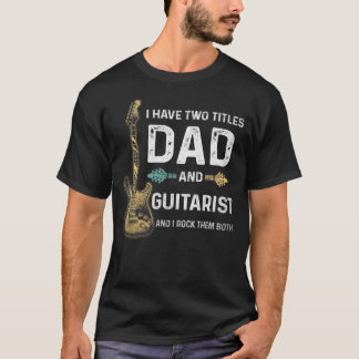 bästa gitarrist pappa någonsin present t-shirt