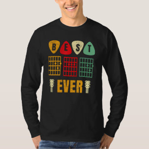 Bästa gitarrpappa någonsin ackord Bästa pappa gita T Shirt