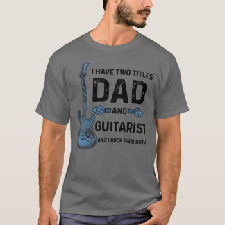 Bästa gitarrpappa någonsin Papa Farfar present T Shirt