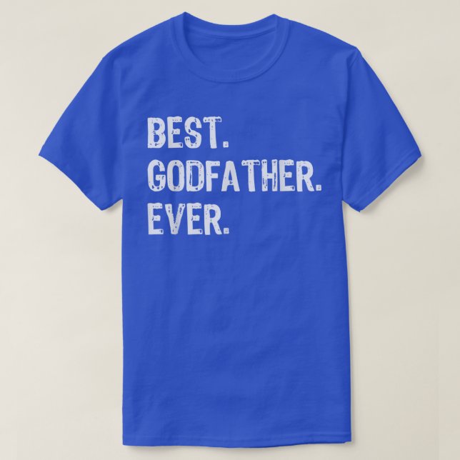 Bästa Godfather nånsin Funny Coola T Shirt (Design framsida)