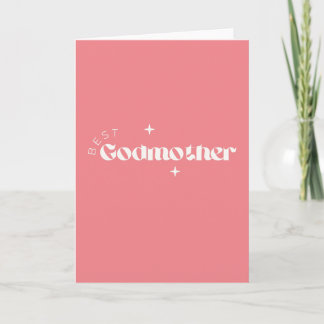 Bästa Godmomkort - Rosa - bakgrund Kort