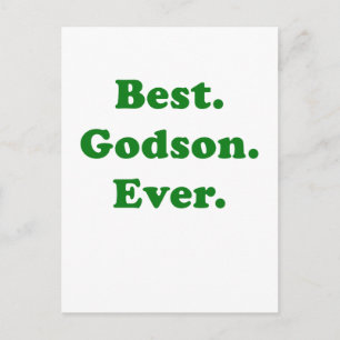 Bästa Godson någonsin Vykort