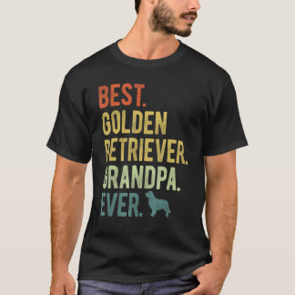 Bästa Golden Retriever Farfar Någonsin Hundälskare T Shirt
