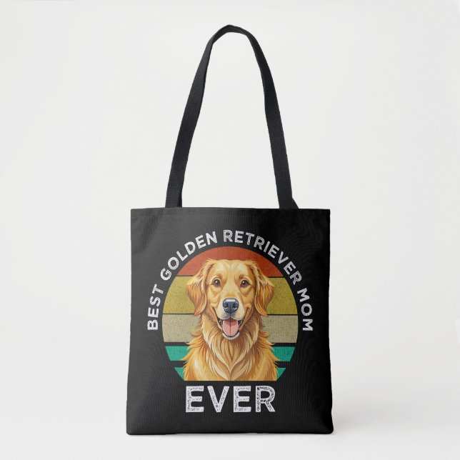 Bästa Golden Retriever-mamma någonsin Tygkasse (Framsida)