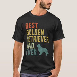 Bästa Golden Retriever Pappa All Hund Pappa Far s T Shirt
