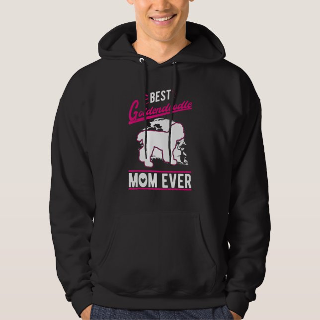 Bästa Goldendoodle-mamma någonsin Hoodie (Framsida)