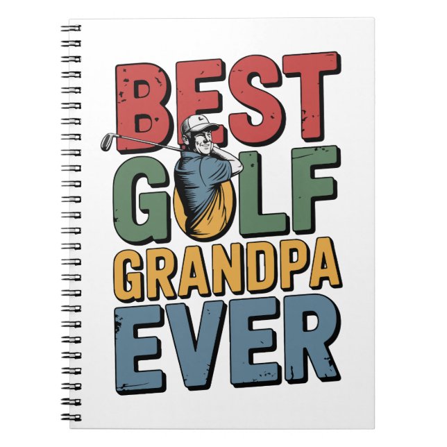 Bästa Golf Grandpa nånsin Anteckningsbok (Framsidan)