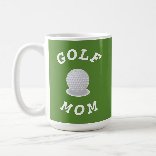 Bästa "GOLF MAMMA" nånsin! Mors dag Kaffemugg (Vänster)