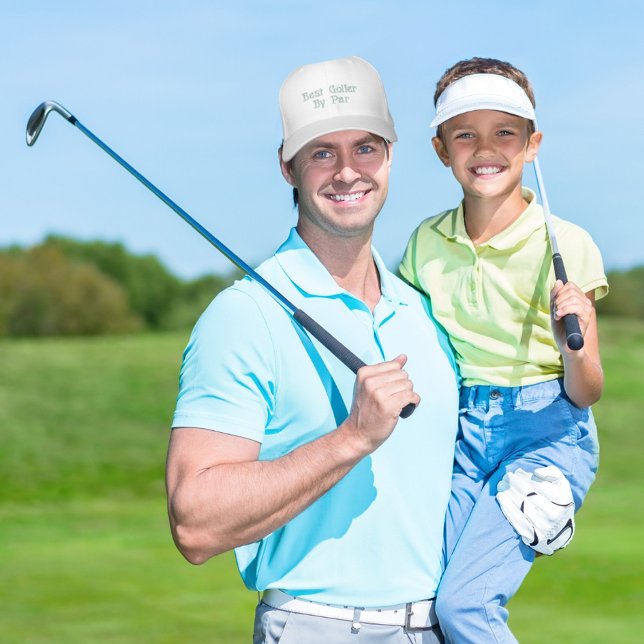 Bästa Golfer-Anpassningsbarna efter päron Broderad Keps (Skapare uppladdad)