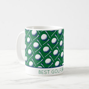 Bästa Golfer någonsin Golf Bollar Tees Classic Rol Kaffemugg