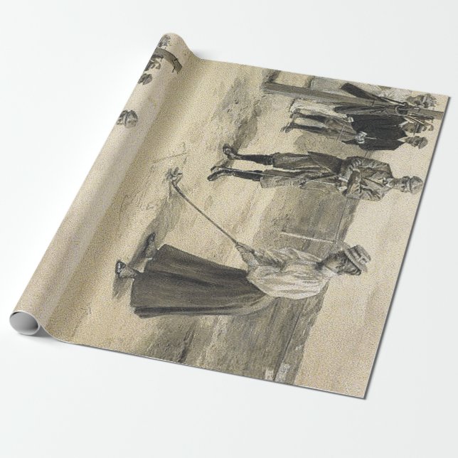 BÄSTA Golfflicka Presentpapper (Utrullad)