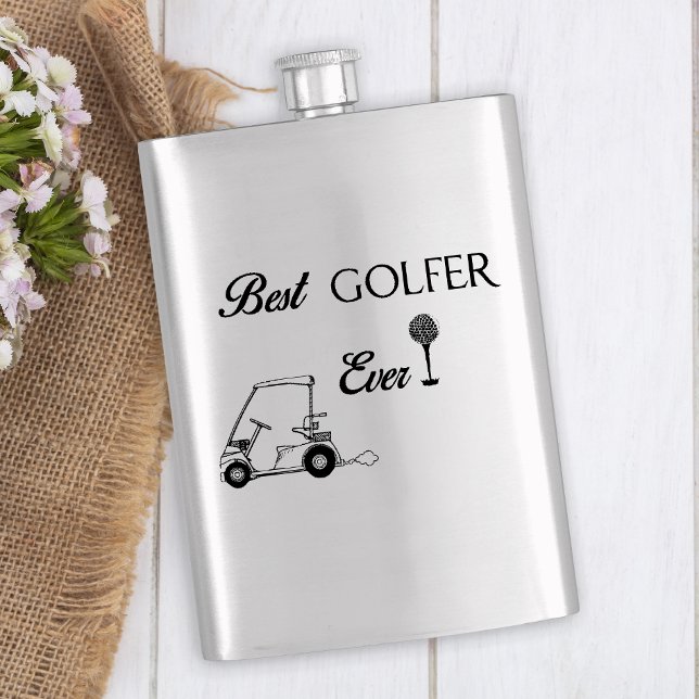 Bästa golfspelare fickplunta (Skapare uppladdad)