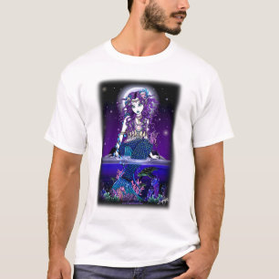 Bästa gotisk sjöjungfru "för Uxia" skymningmån T Shirt