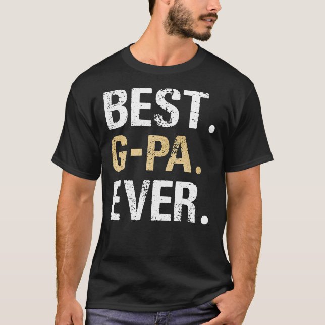 Bästa GPa-grafik GPa-gåva från mordotter Grand Gra T Shirt (Framsida)