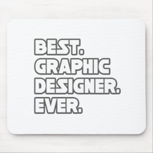 Bästa grafikdesigner någonsin musmatta