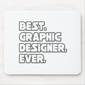 Bästa grafikdesigner någonsin musmatta