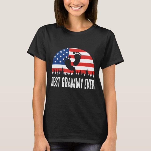 Bästa Grammy-Flagga i USA T Shirt (Framsida)