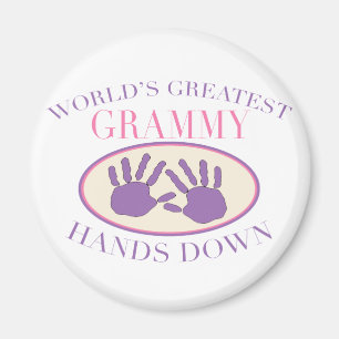 Bästa Grammy-händerna ned T-shirt Magnet