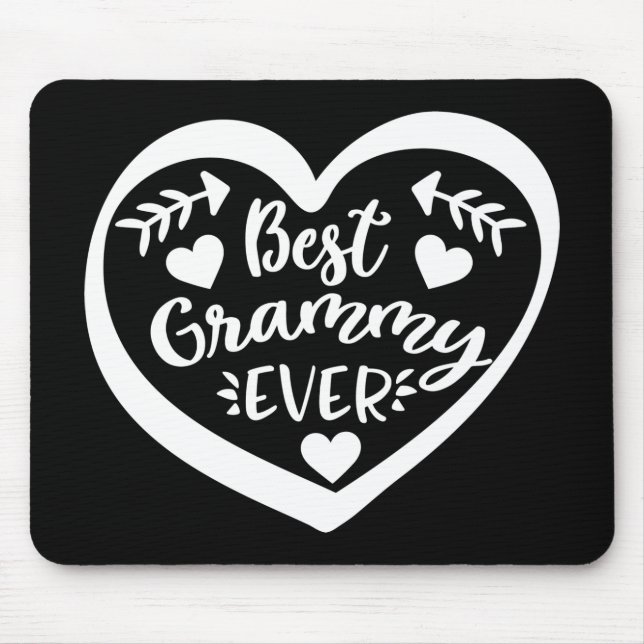 Bästa Grammy någonsin Heart design Musmatta (Framsidan)