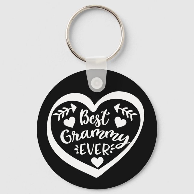 Bästa Grammy någonsin Heart design Nyckelring (Framsida)