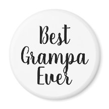 Bästa Grampa någonsin Magnet Calligraphy Enkel mod