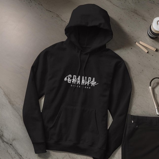 Bästa Grampa sedan 20XX Modern enkel och enkel rab Hoodie (Skapare uppladdad)