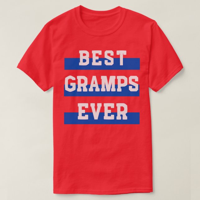 Bästa Gramper någonsin T Shirt (Design framsida)
