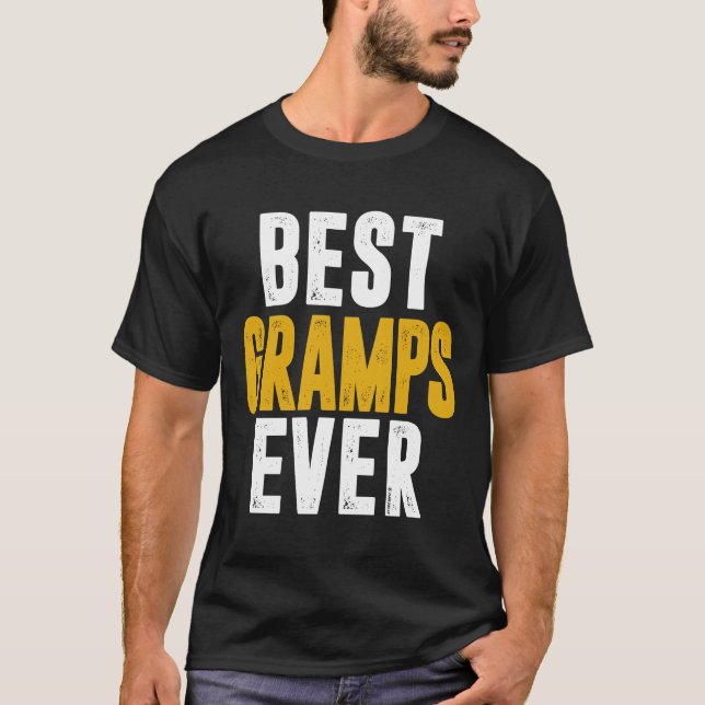 Bästa Gramper någonsin Tee Shirt (Framsida)