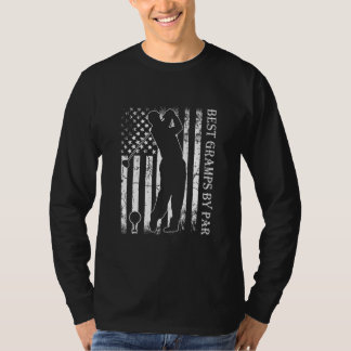 Bästa Gramps Herrflagga Av Par Golfälskare Sport T Shirt