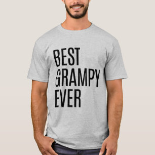 Bästa Grampy Aldrig farfar i Fantastisk T Shirt