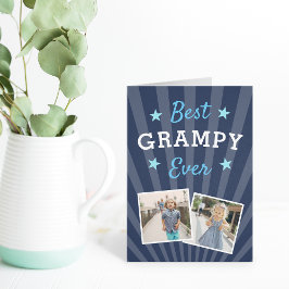 Bästa Grampy någonsin | Fars dag Photo Kort