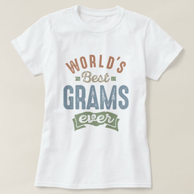 Bästa Grams T Shirt (Design framsida)