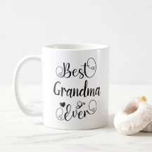 Bästa Grandma All Typography Cute Cursive Script